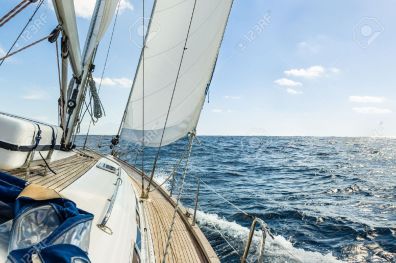 Hoisting Yacht Sails